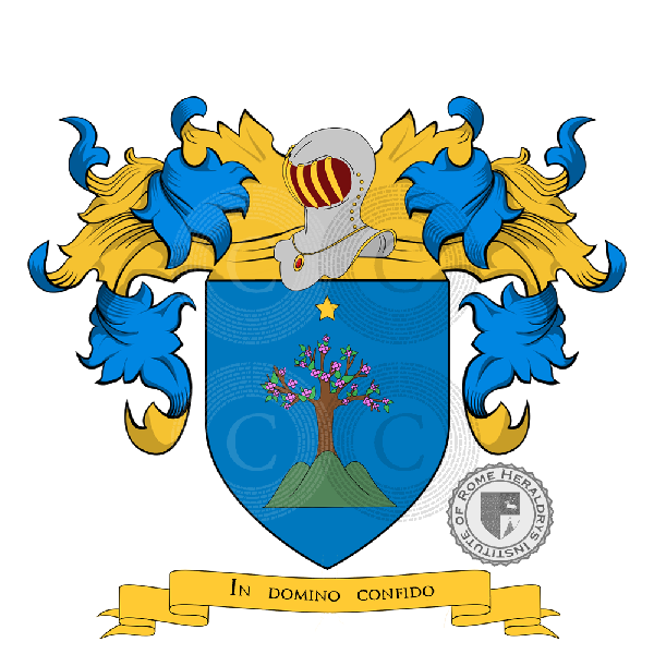Coat of arms of family Persichetti, Persichitti