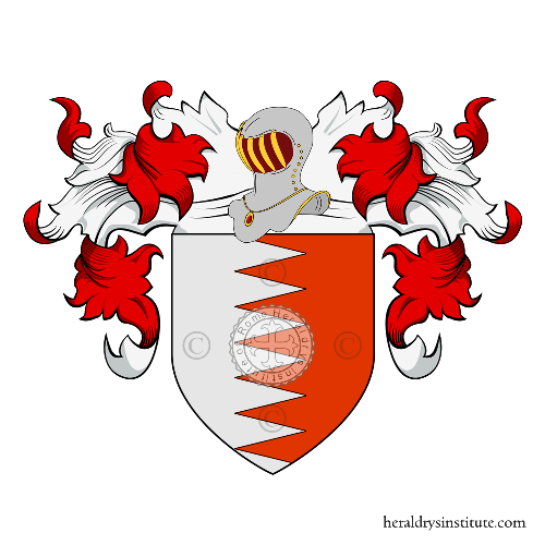 Coat of arms of family Castelluccia