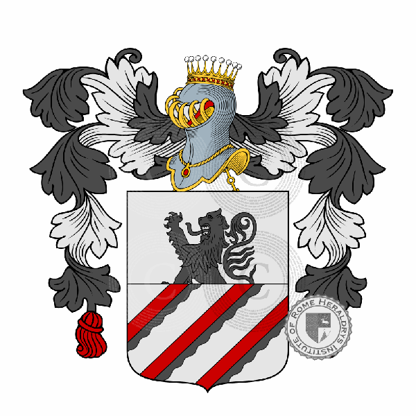 Coat of arms of family Vincenzi, De Vincenti, Vincenti, Devincentiis