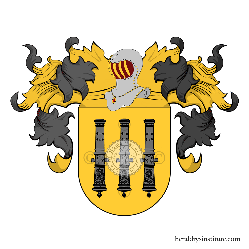 Coat of arms of family De La Gala