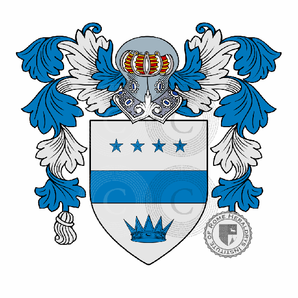 Coat of arms of family De Stefano