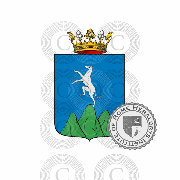 Coat of arms of family Bonaccorsi   ref: 19413