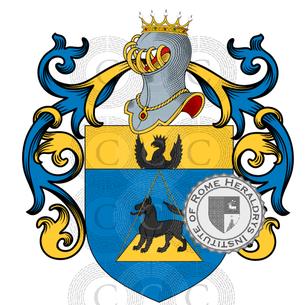 Coat of arms of family Bacigalupo