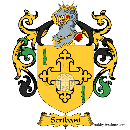 Escudo de la familia Scribani