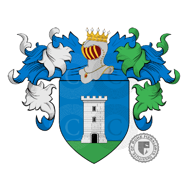 Coat of arms of family Ciani della Torre