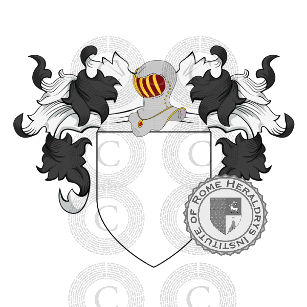 Coat of arms of family Accurti de Königsfels   ref: 20692