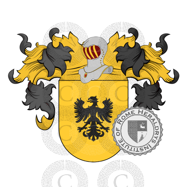 Coat of arms of family Marcelino   ref: 20712