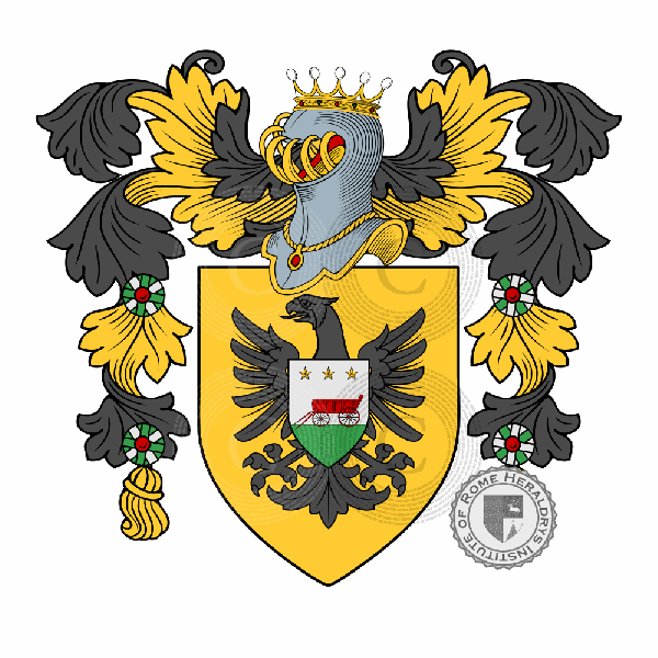 Coat of arms of family Carri