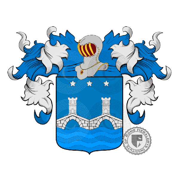 Coat of arms of family Delli Ponti