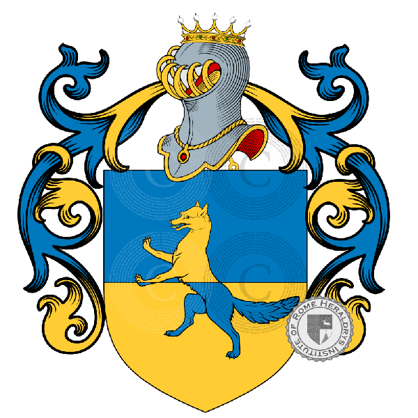 Coat of arms of family Volpe