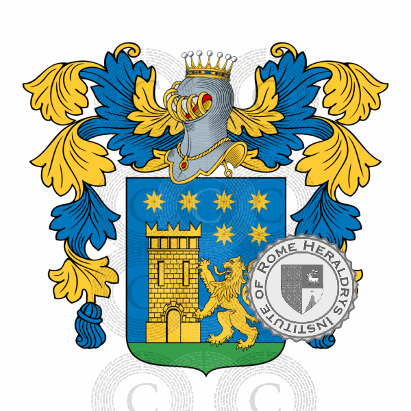 Wappen der Familie Milazzo, Melazzo