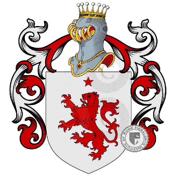 Coat of arms of family La Cava