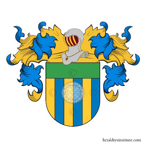 Coat of arms of family Trevisan   ref: 22596