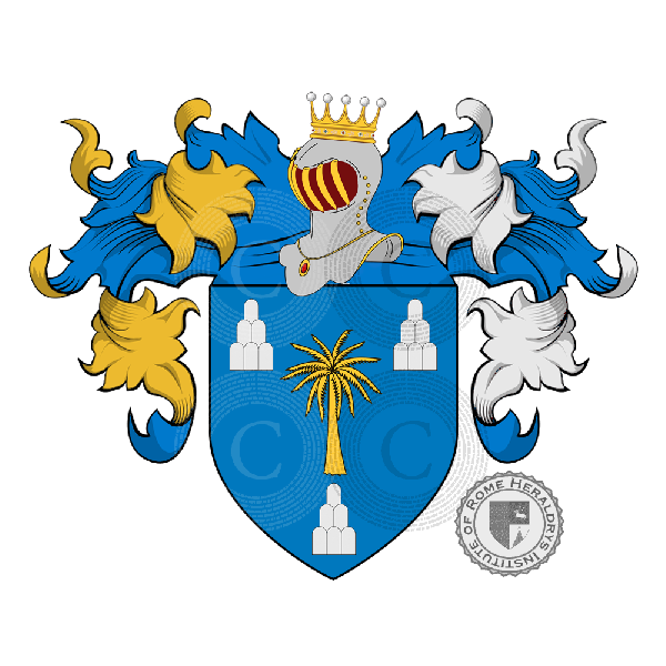 Coat of arms of family De Lamarque