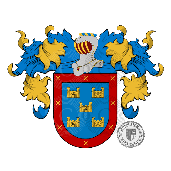 Coat of arms of family Gámez