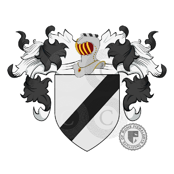 Coat of arms of family Cergneu