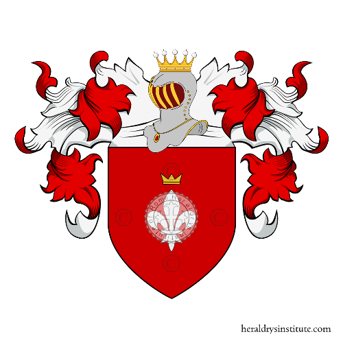 Coat of arms of family Altofiore   ref: 24091