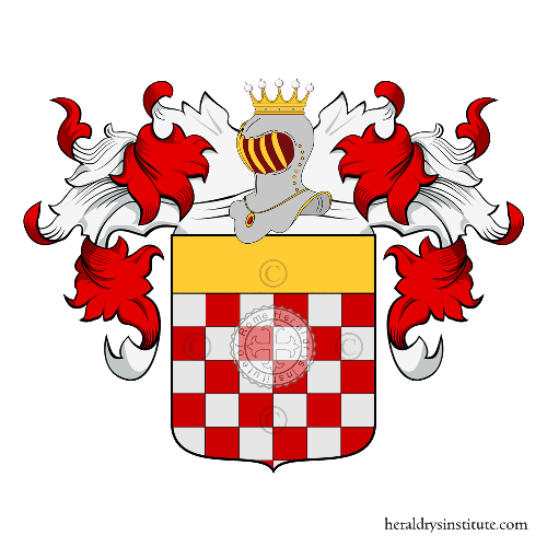 Coat of arms of family Repullo   ref: 24107