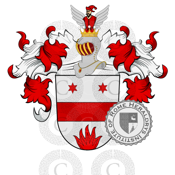 Coat of arms of family Seltenreich   ref: 24487