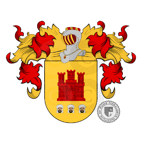 Wappen der Familie Barra   ref: 24534