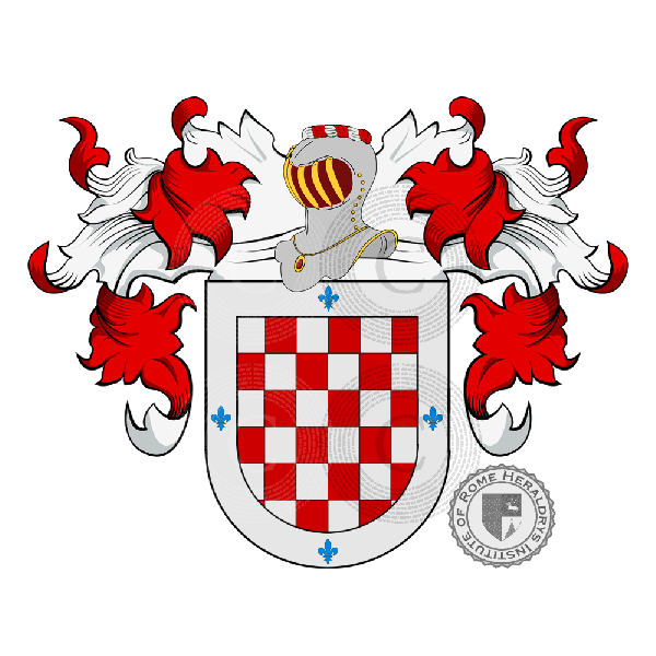 Wappen der Familie Barra   ref: 24535