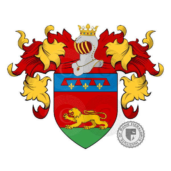 Coat of arms of family Mangianti