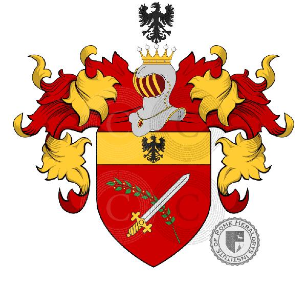 Coat of arms of family Fravega