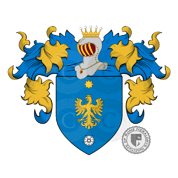 Coat of arms of family Aquilani