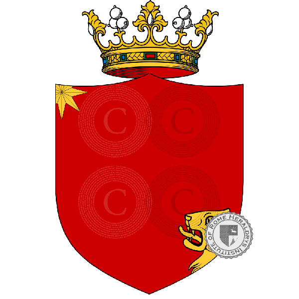 Wappen der Familie De Simonettis, Simonettis, Simonetti