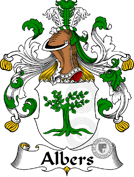 Coat of arms of family Albers