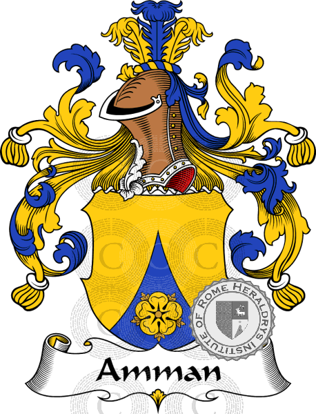 Wappen der Familie Amman   ref: 30072