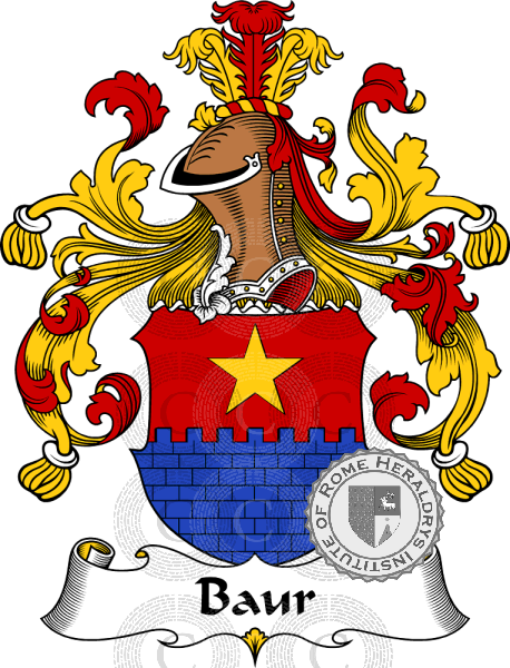 Coat of arms of family Baur