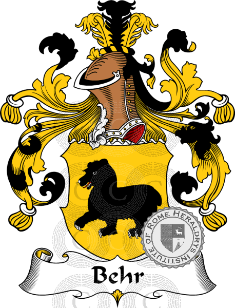 Coat of arms of family Behr