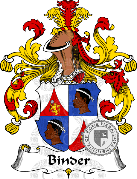 Wappen der Familie Binder   ref: 30187