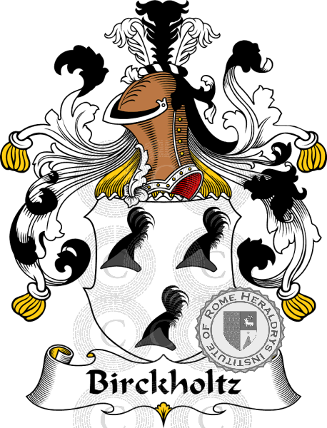 Coat of arms of family Birckholtz   ref: 30188