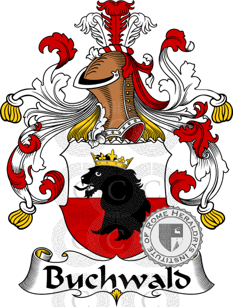 Coat of arms of family Buchwald   ref: 30234