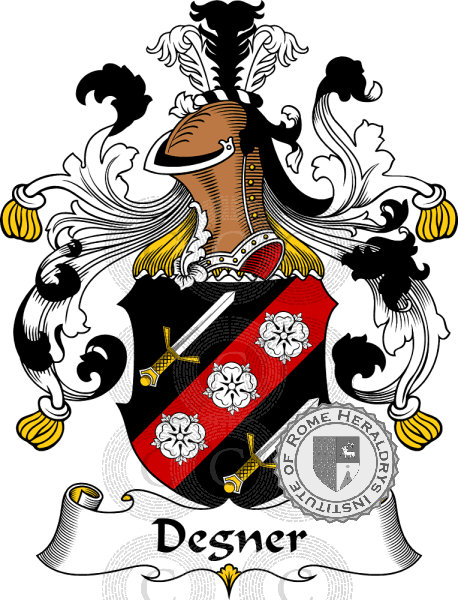 Coat of arms of family Degner   ref: 30284