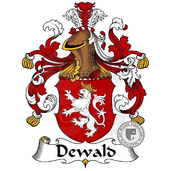 Brasão da família Dewald, Von Dewald