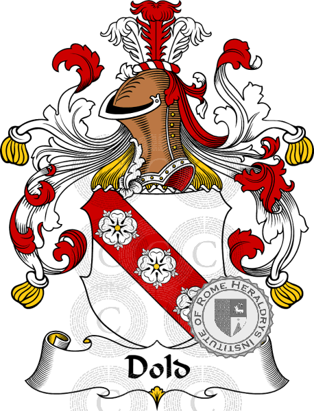 Coat of arms of family Dold   ref: 30324