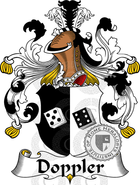 Coat of arms of family Doppler   ref: 30328