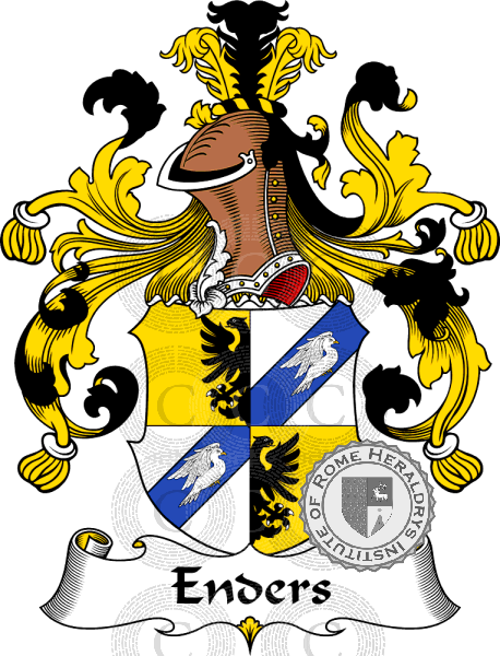 Coat of arms of family Enders   ref: 30415