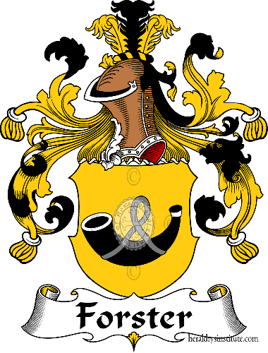 Wappen der Familie Forster   ref: 30491