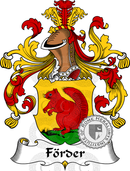 Escudo de la familia Forder