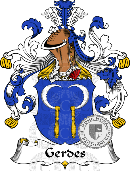 Coat of arms of family Gerdes