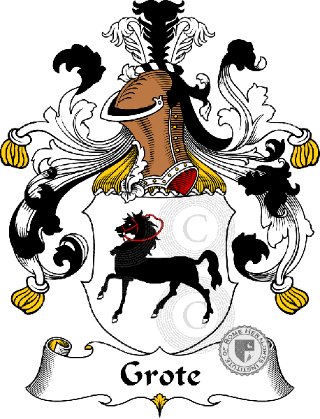 Coat of arms of family Grote