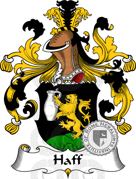 Wappen der Familie Haff   ref: 30708