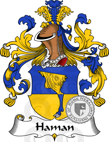 Coat of arms of family Haman (n)   ref: 30724