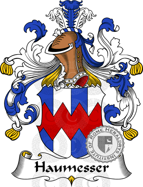 Wappen der Familie Haumesser   ref: 30771