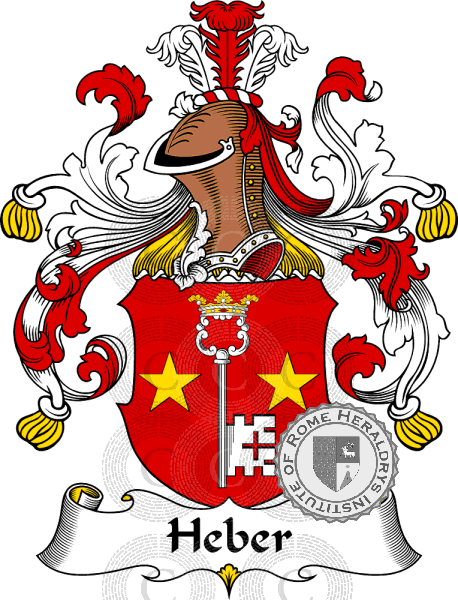 Wappen der Familie Heber   ref: 30795