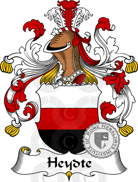 Wappen der Familie Heydte   ref: 30876